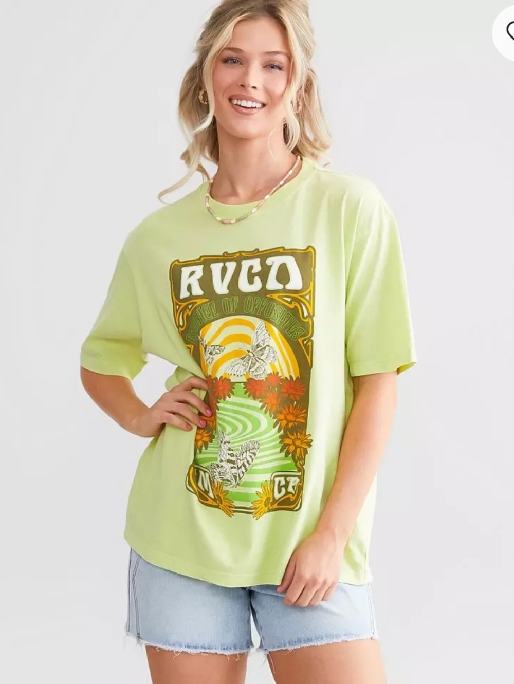 RVCA Green Graphic Tee XL